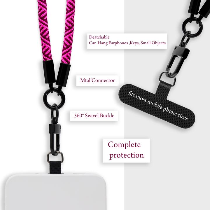 Produktbild Cadorabo Handykette für WIKO RAINBOW Necklace Hülle mit verstellbarem Kordelband