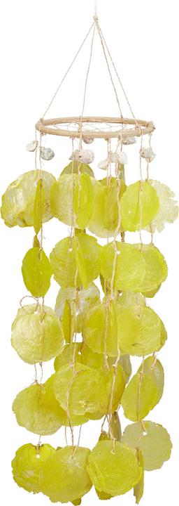 Actual product image Relaxdays Capiz wind chime