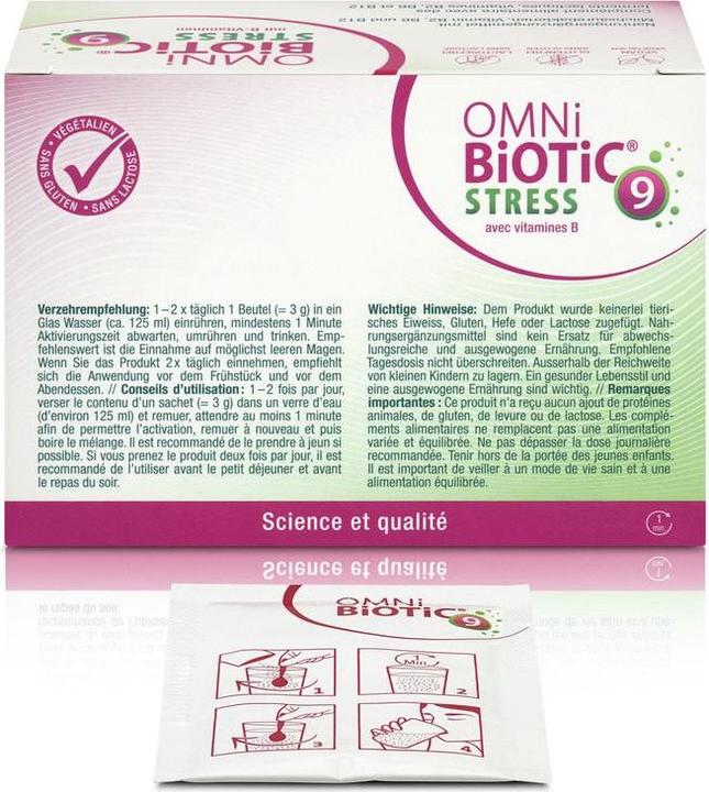 Actual product image Omni Biotic Stress sachet (28x3g) (1 Piece, Powder, 135 g)