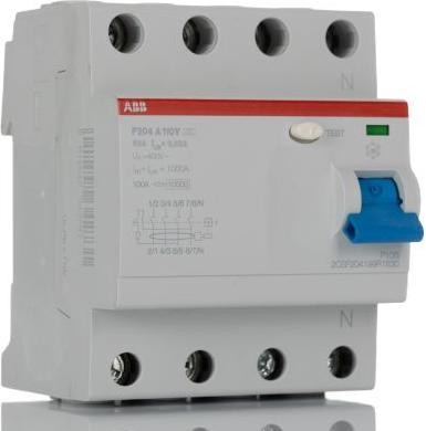 Actual product image ABB F204 A-63/0.03 110V
