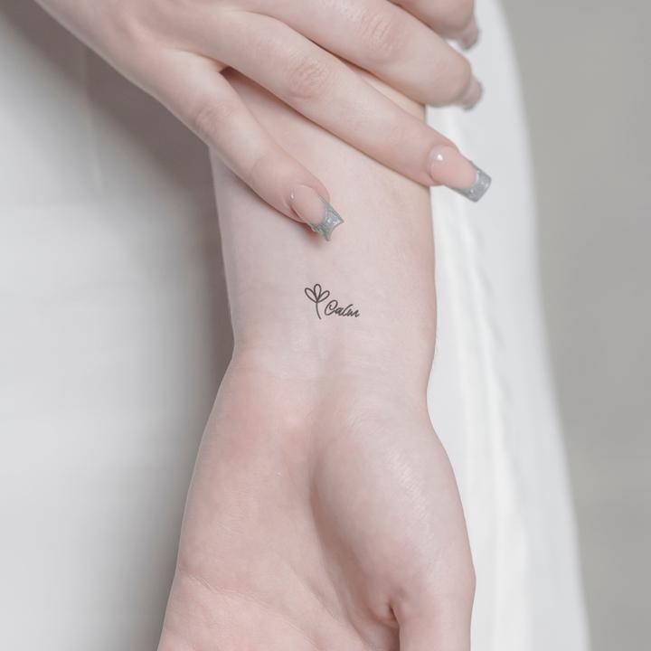 Actual product image minink Temporary tattoo - Calm