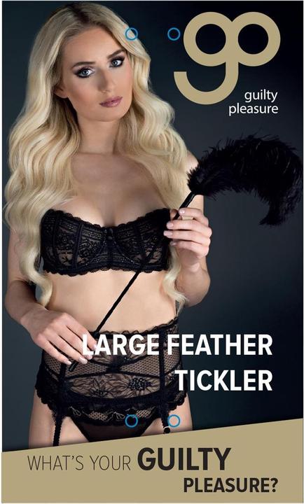 Actual product image Guilty Pleasure Gp Large Feather Tickler Black