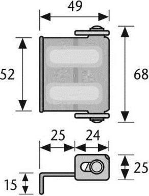 Actual product image Abus SW1 B