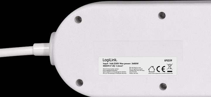 Immagine prodotto LogiLink 6x CEE 7/3 (6 x, CEE 7/3, 1.50 m)