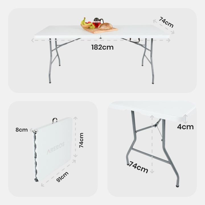 Actual product image Arebos Garden table (74 cm)