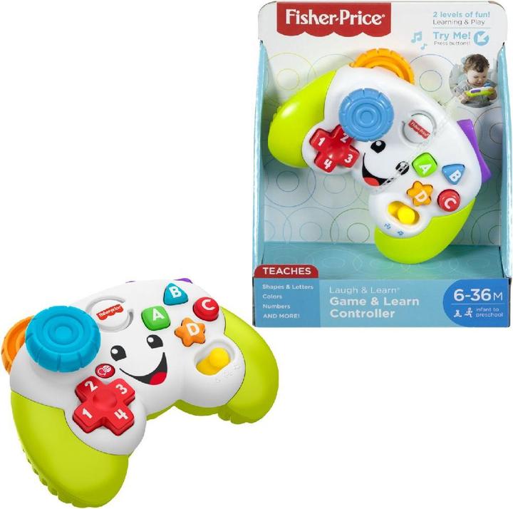 Immagine prodotto Fisher-Price Controller di gioco per l'apprendimento (D, DU, F, I, E) (Tedesco, Olandese, Inglese, Francese, Italiano)