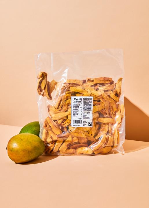 KoRo Organic fairtrade dried mango strips (Brooks) (1000 g)