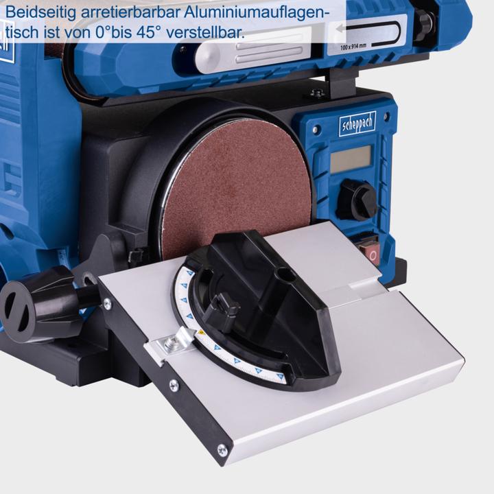 Image du produit Scheppach BTS800 Vario (Ponceuse à disque, Ponceuse à bande, 400 W)