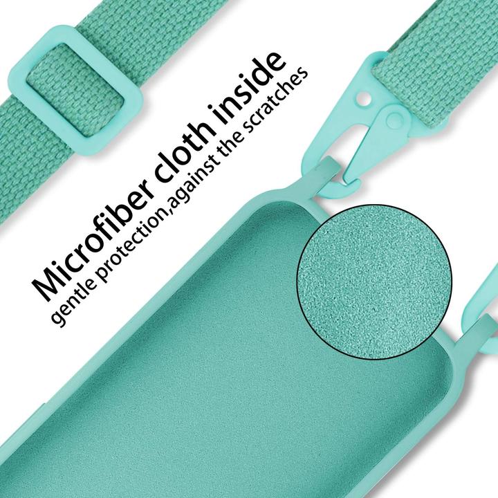 Produktbild Cadorabo Handykette für Apple iPhone 14 PRO MAX im TPU Handy Kette Liquid Style (Apple iPhone 14 Pro Max)