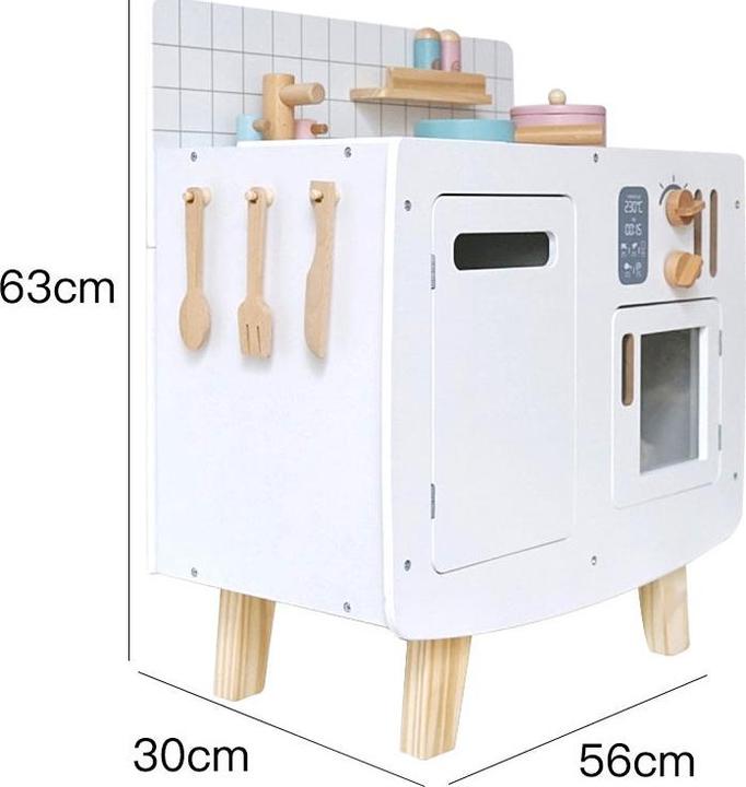 Produktbild Nelaroom Retro Holzküche mit Zubehör