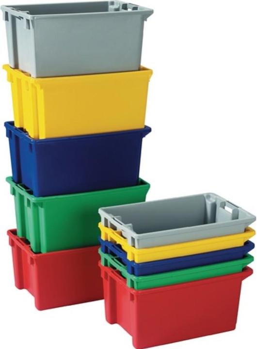 Actual product image HP Autozubehör Rotating stacking container PP blue L600xW400xH300mm