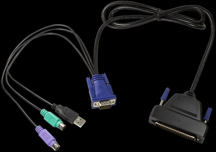Actual product image LogiLink LCD KVM console with 19" TFT monitor & keyboard(EN)