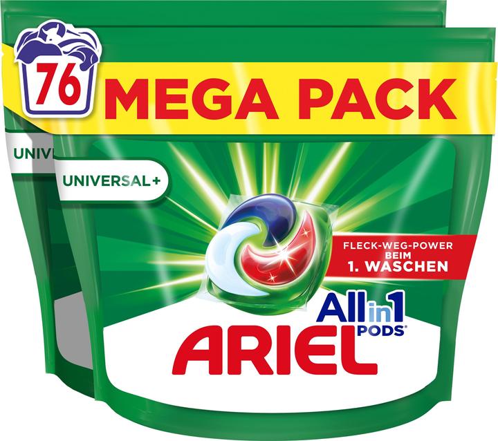 Ariel Tutto in uno (76 Cicli di lavaggio, Lavare i baccelli)