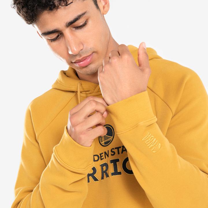 Immagine prodotto Tarmak Felpa con cappuccio da donna/uomo Golden State Warriors - Felpa con cappuccio 900 NBA giallo (M)