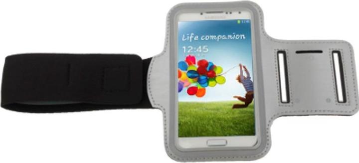 Produktbild König Design Tasche Armband für Samsung Galaxy S4 mini i9190 Silber / Grau