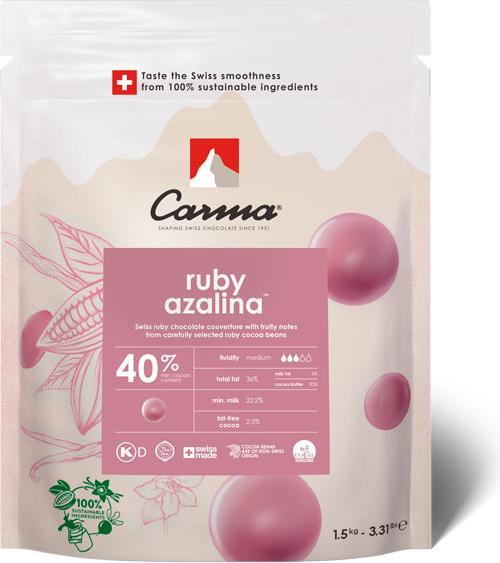 Produktbild Carma Ruby Azalina Couverture, 40%