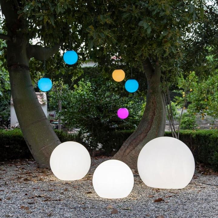 Actual product image Newgarden BULY 50 LED round patio light in globe design 50cm E27 indoor & outdoor IP65 (600 lm, E27, IP65)