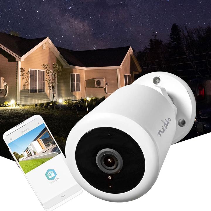 Actual product image Nedis SLNVRC01CWT SmartLife Wireless Camera System Additional Camera Full HD 1080p IP65 Night Vision (1920 x 1080 Pixels)