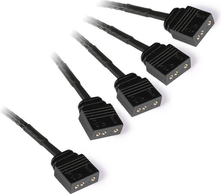 Image du produit Alphacool KAB Y-Splitter aRGB 3-Pin vers 4x 3-Pin 30cm