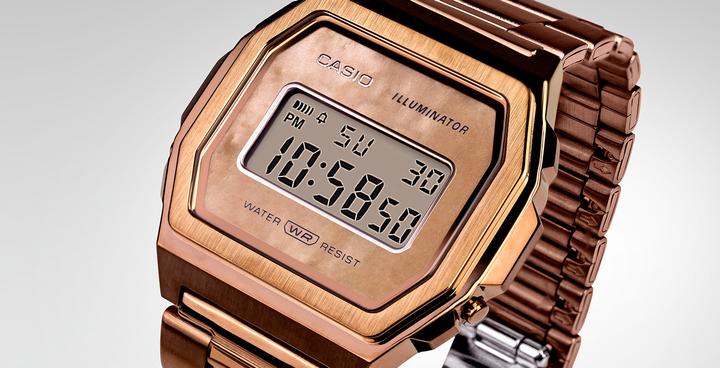 Actual product image Casio Vintage A1000rg-5ef (Digital watch, 39.60 mm)