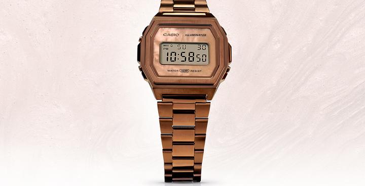 Actual product image Casio Vintage A1000rg-5ef (Digital watch, 39.60 mm)