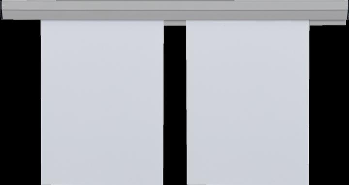 Produktbild Franken Papierklemmschiene, selbstklebend, Länge: 580 mm Kunststoff, beliebig erweiterbar, Wandmontage mit S (210 x 297 mm)