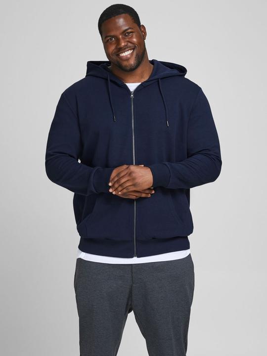 Produktbild Jack & Jones Durchgehender Reissverschluss Plus Size Hoodie (XXL, 4XL)