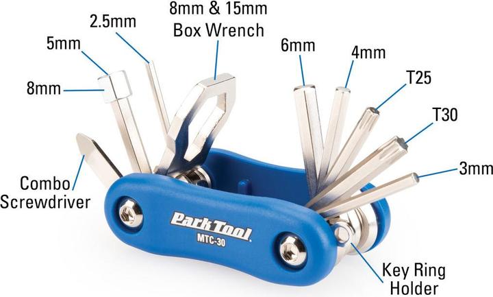 Actual product image Park Tool Multitool MTC-30