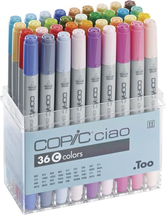Actual product image Copic Set of 36 C (Multicoloured)