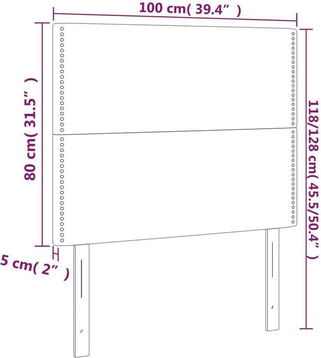 Immagine prodotto VidaXL Zobor (100 x 5 x 128 cm)