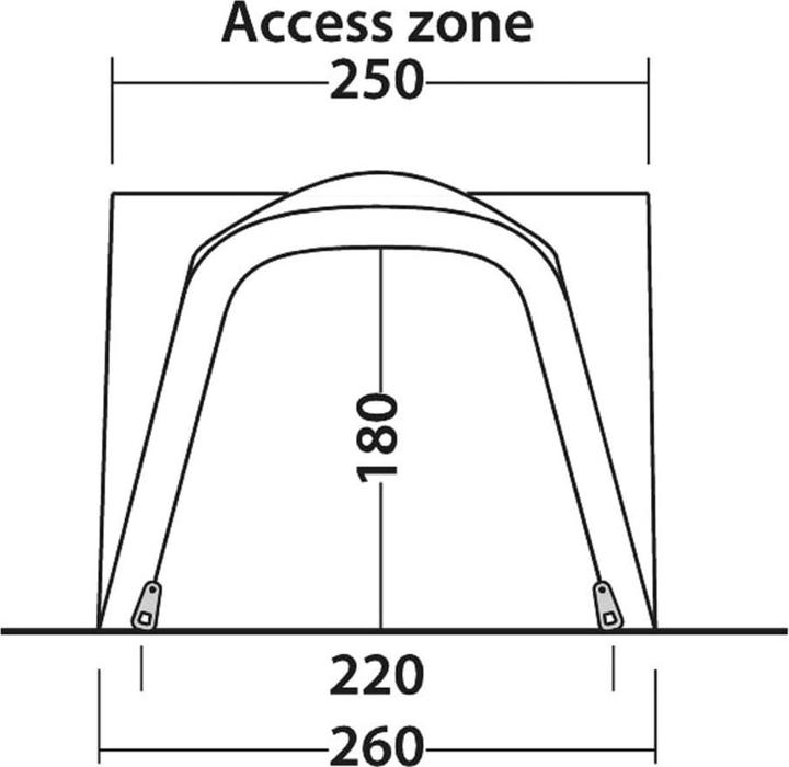 Immagine prodotto Outwell Ombra della pietra miliare (Tenda, 13.60 kg, 2 persone)