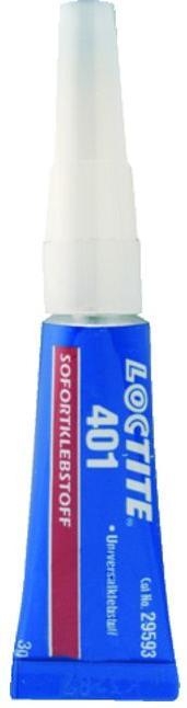 Image du produit Loctite Adhésif instantané 401 (3 g, 3000 ml)