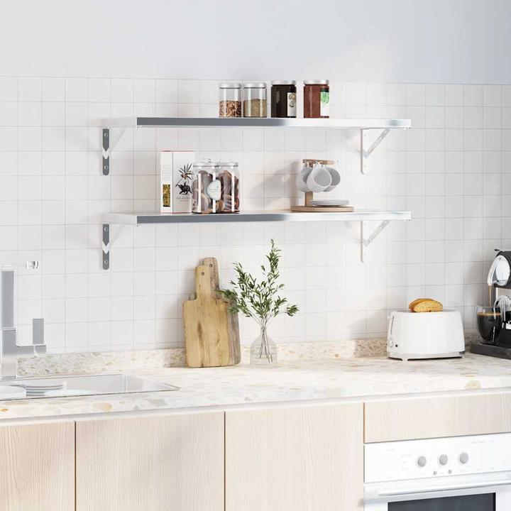 Produktbild VidaXL Regalträger 4 Stk. Edel