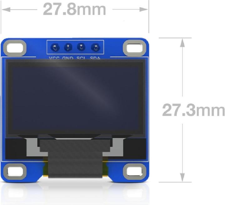 Actual product image RAK Wireless WisBlock RAK1921 OLED Display