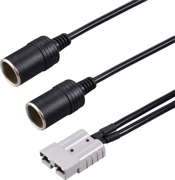 Produktbild Tru Components Hochstrom Batteriesteckverbinder auf 2x KFZ Zigarettenanzünder-Buchse TC-1219570