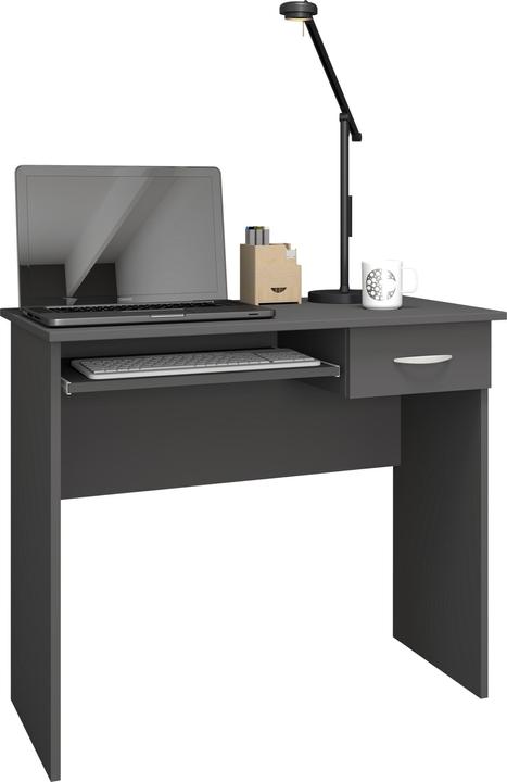 Produktbild VCM Holz Schreibtisch Computertisch Tastaturauszug Schublade Bürotisch Arusa L (85 x 50 x 73 cm)
