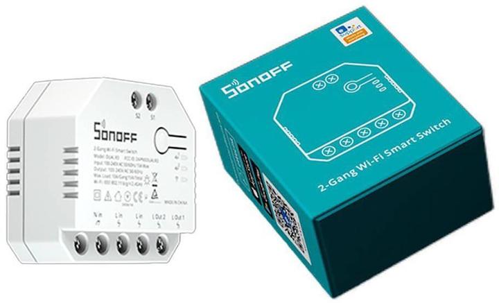 Image du produit Sonoff Actionneur de volet roulant WiFi DUALR3Lite (Actionneur de commutation)