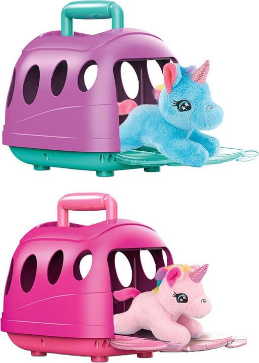 Produktbild Einhorn Plüschtier im Reisekoffer (15 cm)
