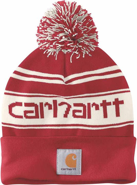 Immagine prodotto Carhartt Czapka Berretto in maglia con logo e pompon ROSSO