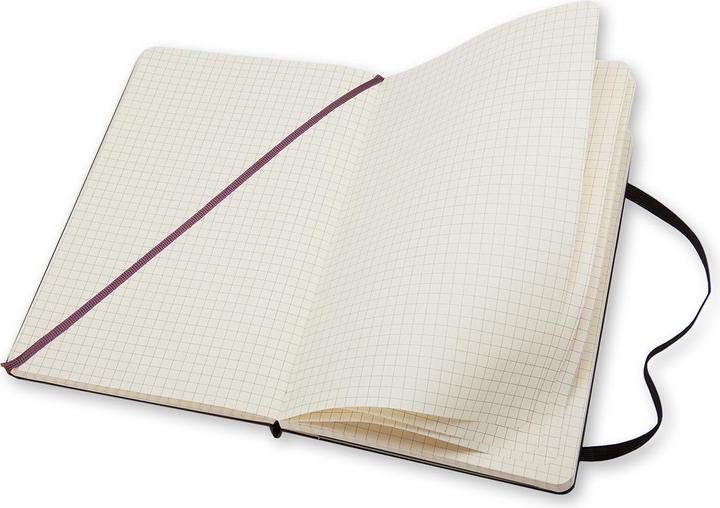 Actual product image Moleskine Notebook Classic Large (A5, Checked, Hardcover)