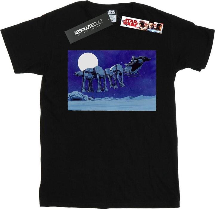 Star Wars Christmas ATAT Sleigh TShirt (XL)