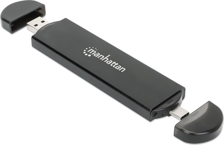 Manhattan M.2 NVMe und SATA SSD USB-Festplattengehäuse (M.2)