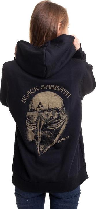 Immagine prodotto Music Brand Tour 1978 Felpa con Cappuccio e Zip Intera Donna (XS)