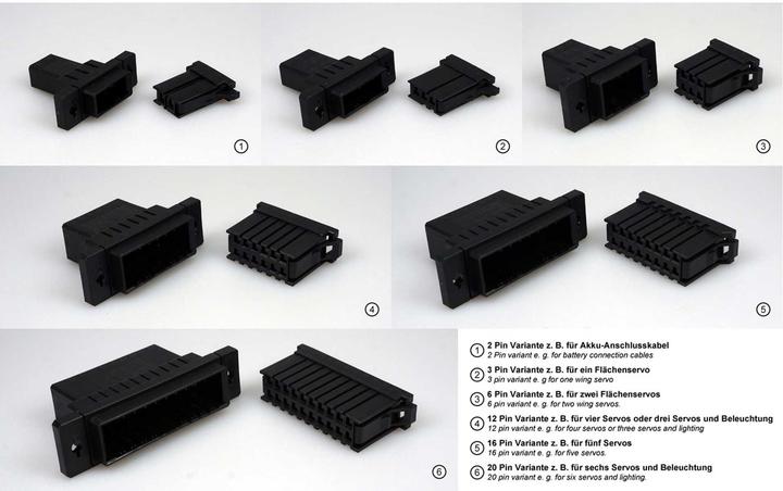 Image du produit Hacker Connecteur multibroche click connect 16 broches 0,2 - 0,5 mm².