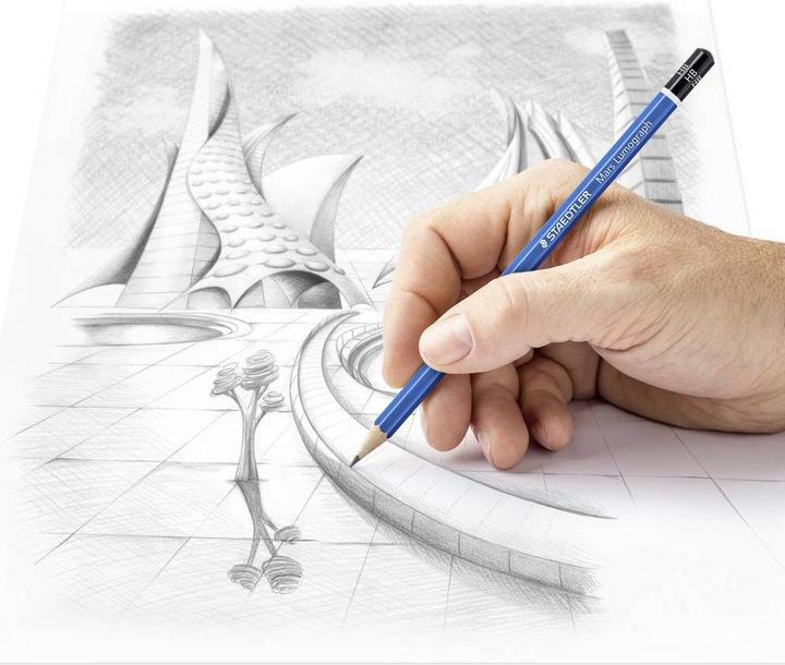 Produktbild Staedtler Mars Lumograph 100 Zeichenbleistifte (2 mm, M, 24 x)