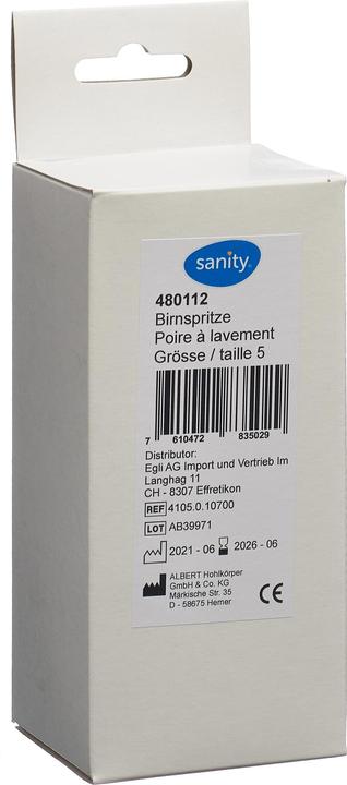 Produktbild Sanity Birnspritze Gr5 89ml zweiteilig