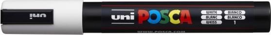 Actual product image Posca Paint marker Uni PC-5M white 1,8-2,5mm - (6 pcs.) (Multicoloured, 2.50 mm, 6 x)
