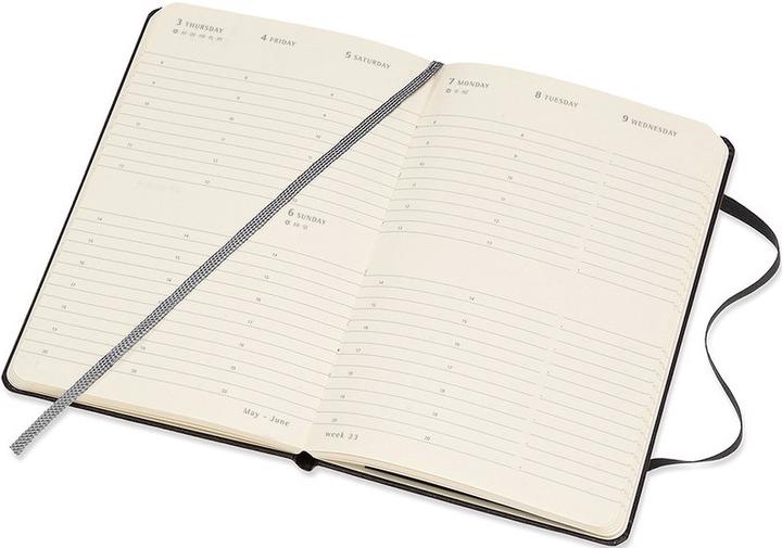 Produktbild Moleskine Wochenkalender (A6, Harter Einband, Englisch)