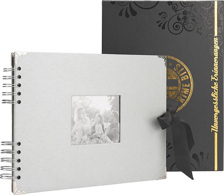 Produktbild DPB grosses Fotoalbum zum selbst gestalten - inklusive Geschenkverpackung 70 Seiten 31 x 21.5 cm