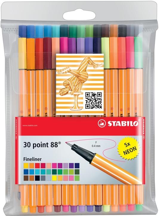 Immagine prodotto STABILO punto 88 Fineliner (Multicolore, 1 x)